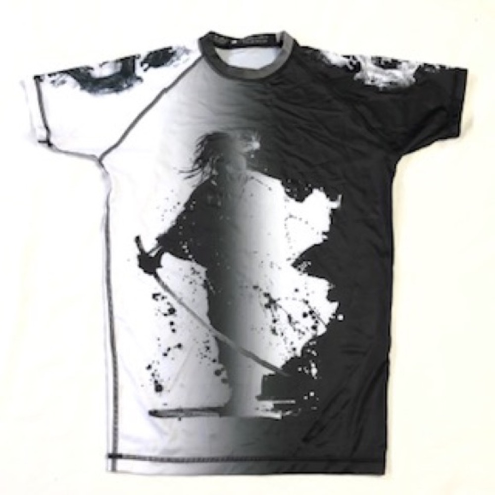 Warhammer Sports Rash Guard, Samurai Design, L